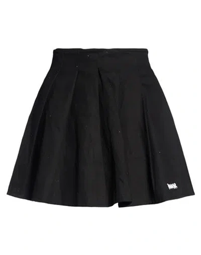 Disclaimer Woman Mini Skirt Black Size S Cotton
