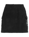 Disclaimer Woman Mini Skirt Black Size S Polyester, Polyamide In Black
