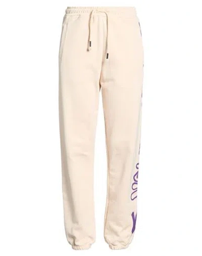 Disclaimer Woman Pants Beige Size M Cotton In Neutral