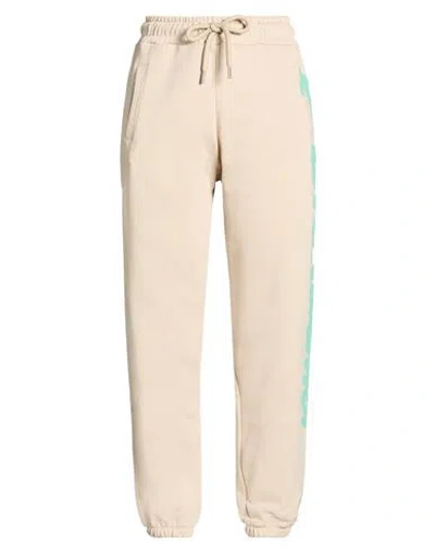 Disclaimer Woman Pants Beige Size S Cotton In Animal Print