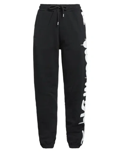 Disclaimer Woman Pants Black Size L Cotton