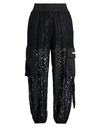 Disclaimer Woman Pants Black Size L Polyamide, Elastane