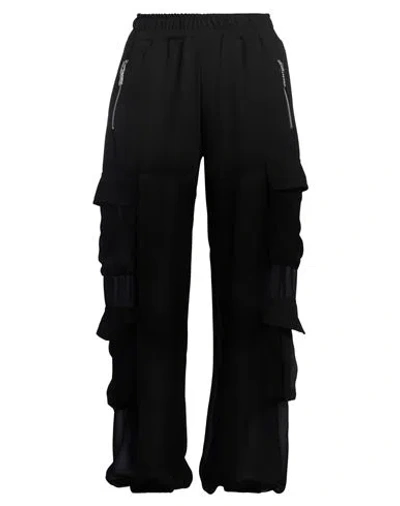 Disclaimer Woman Pants Black Size L Polyester