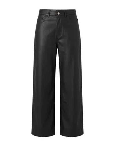 Disclaimer Woman Pants Black Size L Polyurethane