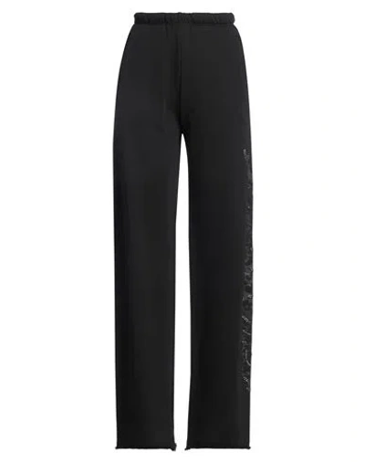 Disclaimer Woman Pants Black Size S Cotton