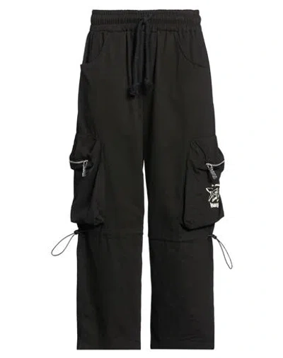 Disclaimer Woman Pants Black Size S Cotton