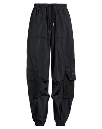 Disclaimer Woman Pants Black Size S Polyamide, Elastane