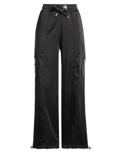 Disclaimer Woman Pants Black Size S Polyester, Elastane