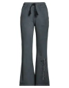 Disclaimer Woman Pants Charcoal Size M Cotton In Gray