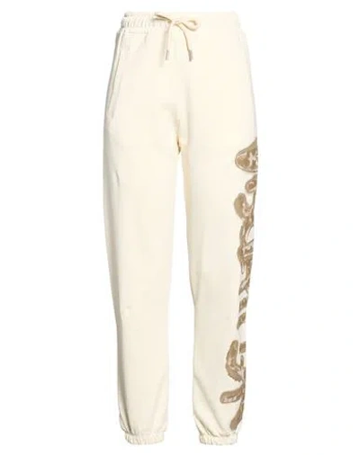Disclaimer Woman Pants Cream Size Xs Cotton In White