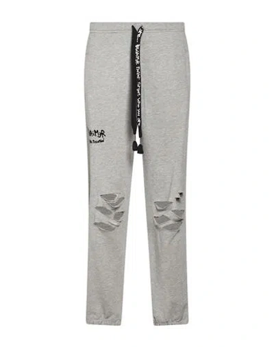 Disclaimer Woman Pants Light Grey Size Xs Cotton