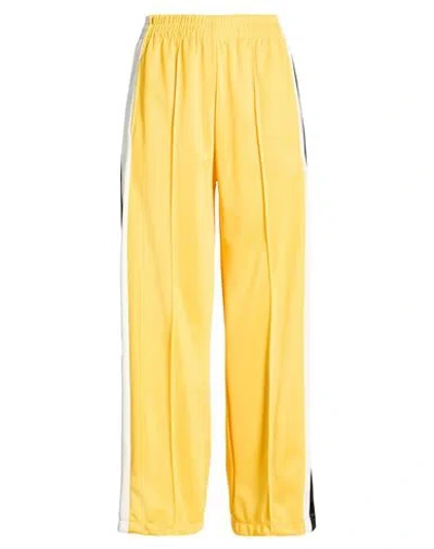 Disclaimer Woman Pants Marigold Size L Polyester In Yellow
