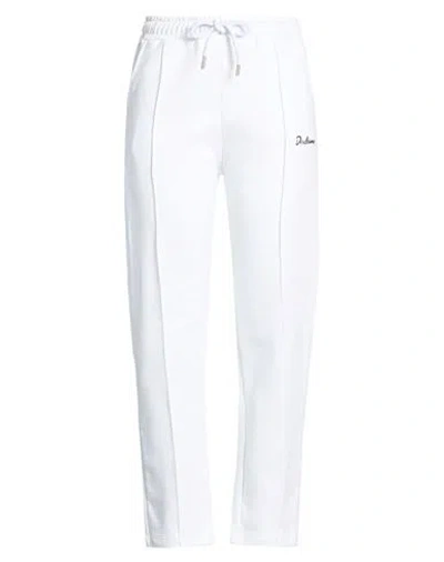 Disclaimer Woman Pants White Size L Cotton In Multi