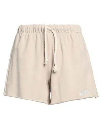 Disclaimer Woman Shorts & Bermuda Shorts Beige Size L Cotton