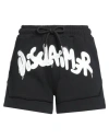 Disclaimer Woman Shorts & Bermuda Shorts Black Size L Cotton In Black