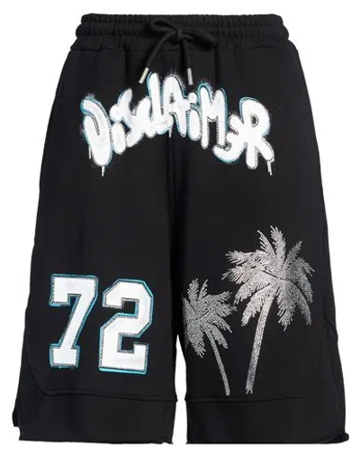 Disclaimer Woman Shorts & Bermuda Shorts Black Size S Cotton