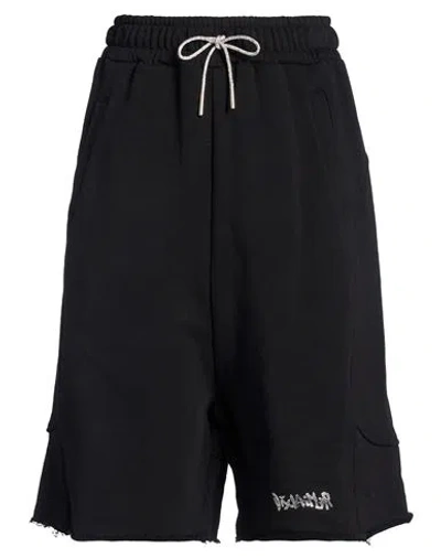 Disclaimer Woman Shorts & Bermuda Shorts Black Size S Cotton