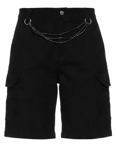 Disclaimer Woman Shorts & Bermuda Shorts Black Size Xs Polyester