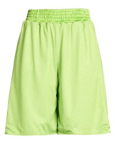 Disclaimer Woman Shorts & Bermuda Shorts Lime Green Size S Polyester