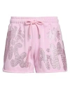 Disclaimer Woman Shorts & Bermuda Shorts Pink Size L Cotton