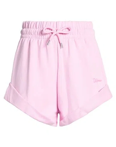 Disclaimer Woman Shorts & Bermuda Shorts Pink Size L Cotton
