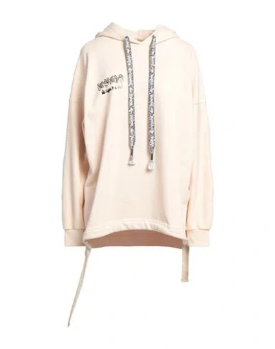 Disclaimer Woman Sweatshirt Beige Size L Cotton