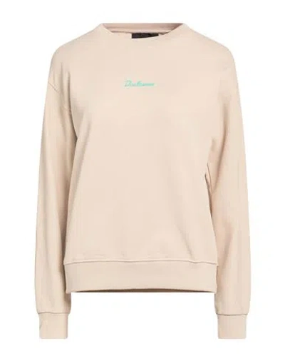 Disclaimer Woman Sweatshirt Beige Size S Cotton In Neutral