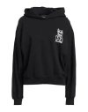 Disclaimer Woman Sweatshirt Black Size L Cotton In Black