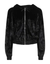 Disclaimer Woman Sweatshirt Black Size L Polyester, Elastane