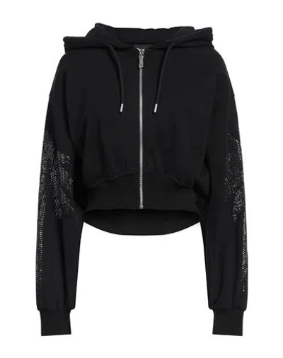 Disclaimer Woman Sweatshirt Black Size M Cotton