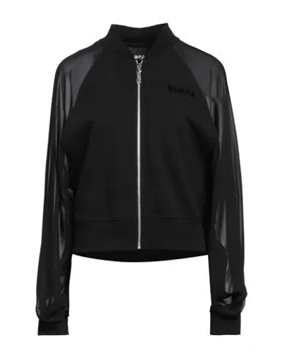 Disclaimer Woman Sweatshirt Black Size M Cotton