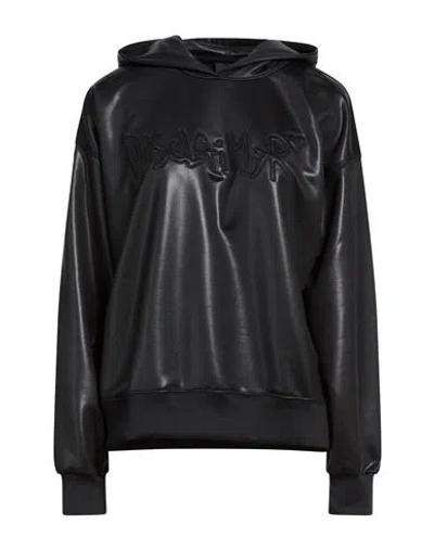 Disclaimer Woman Sweatshirt Black Size M Polyester