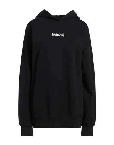 Disclaimer Woman Sweatshirt Black Size Xl Cotton