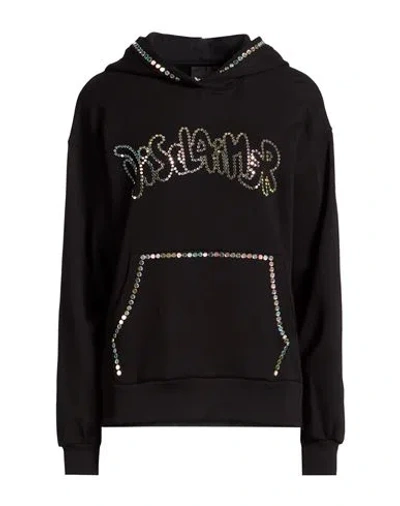 Disclaimer Woman Sweatshirt Black Size Xs Cotton