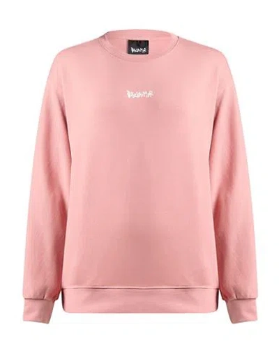Disclaimer Woman Sweatshirt Blush Size S Cotton In Pink