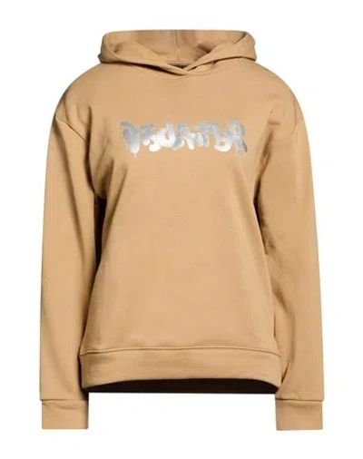 Disclaimer Woman Sweatshirt Camel Size Xs Cotton In Beige