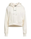 Disclaimer Woman Sweatshirt Cream Size L Cotton