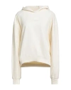 Disclaimer Woman Sweatshirt Cream Size L Cotton