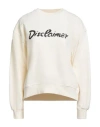 Disclaimer Woman Sweatshirt Cream Size M Cotton