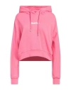 Disclaimer Woman Sweatshirt Fuchsia Size L Cotton In Pink