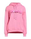 Disclaimer Woman Sweatshirt Magenta Size L Cotton