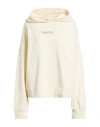 Disclaimer Woman Sweatshirt Off White Size M Cotton In White