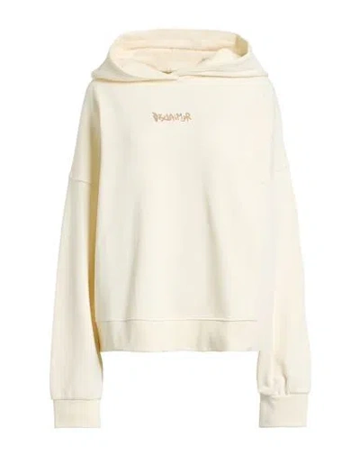 Disclaimer Woman Sweatshirt Off White Size M Cotton