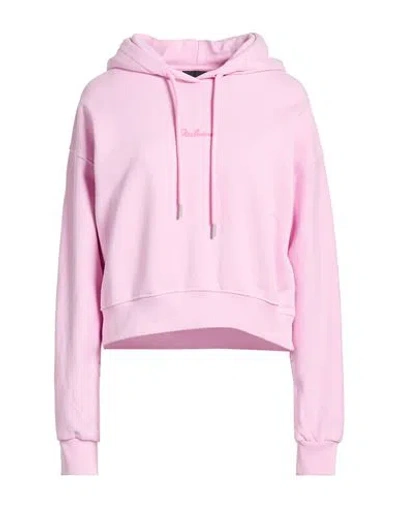 Disclaimer Woman Sweatshirt Pink Size L Cotton