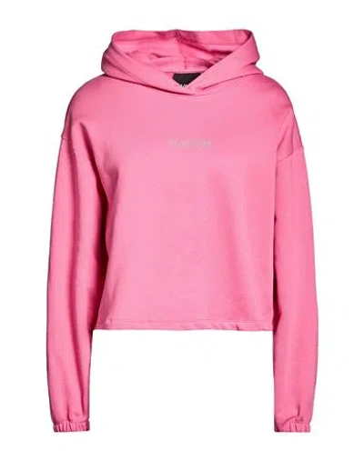 Disclaimer Woman Sweatshirt Pink Size L Cotton