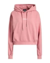 Disclaimer Woman Sweatshirt Salmon Pink Size L Cotton