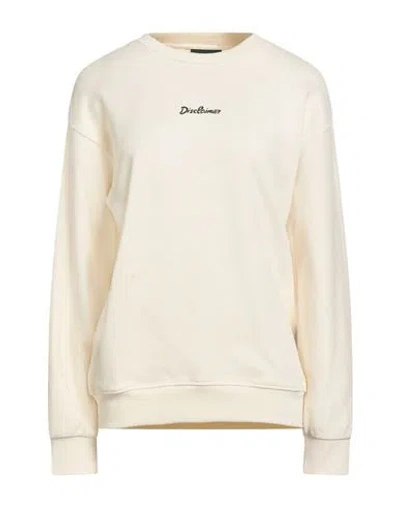 Disclaimer Woman Sweatshirt Sand Size S Cotton