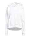 Disclaimer Woman Sweatshirt White Size L Cotton In White