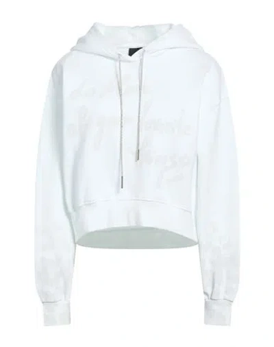 Disclaimer Woman Sweatshirt White Size L Cotton