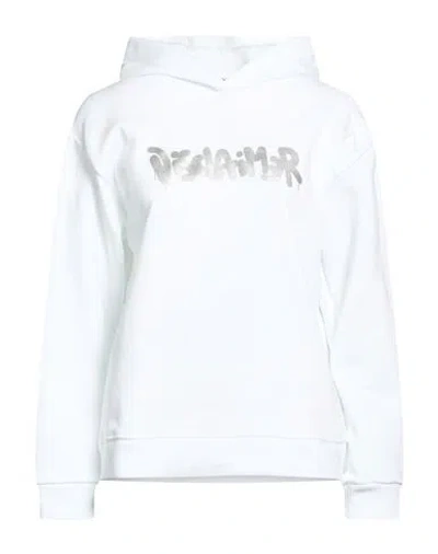 Disclaimer Woman Sweatshirt White Size Xs Cotton